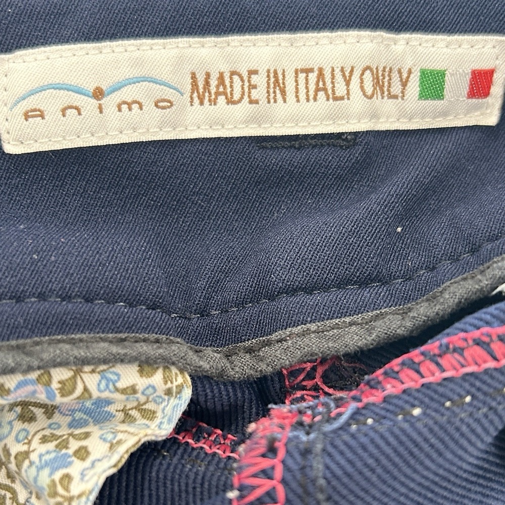 Animo Equestrian Knee Grip Riding Breeches Pants IT 40 27" Waist Stretch Italy - Picture 7 of 10